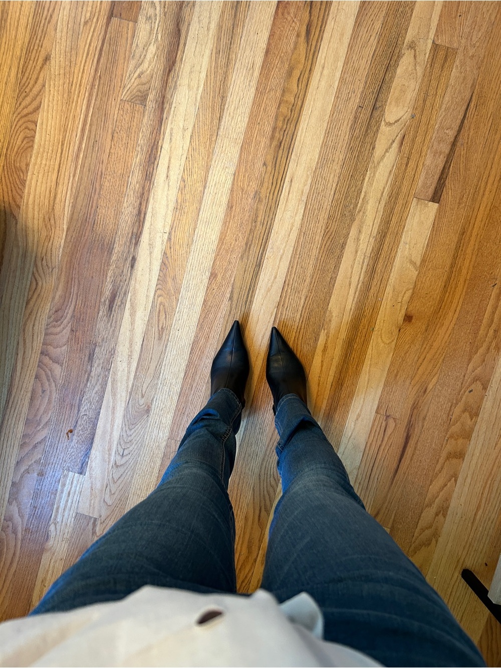 Free People Dark Blue Skinny Jeans